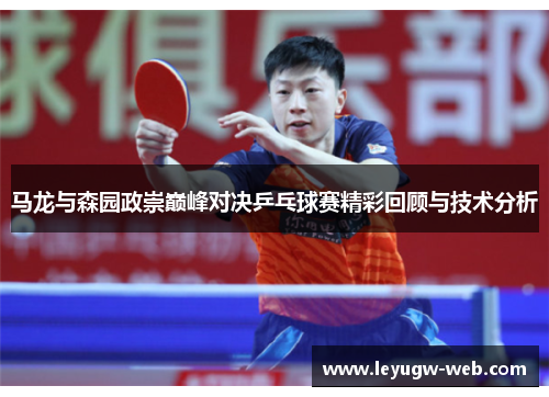 马龙与森园政崇巅峰对决乒乓球赛精彩回顾与技术分析